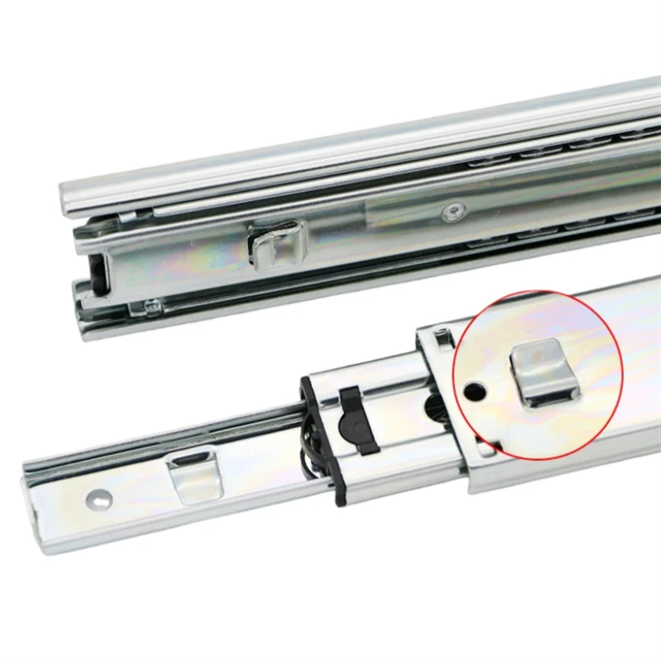 Three-Fold Bayonet Drawer Slides